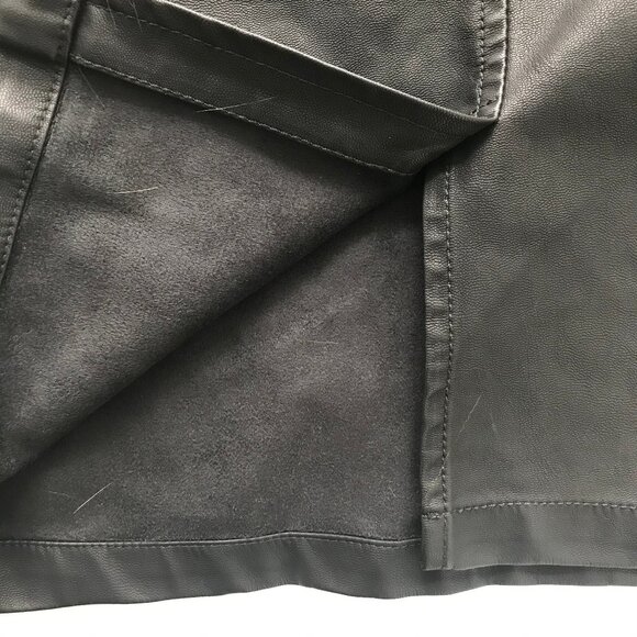 Minimum women's vegan leather pencil skirt black Euro 36 Small NWT - Picture 7 of 15